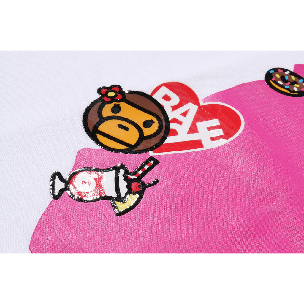 STICKERS ON APE HEAD TEE LADIES