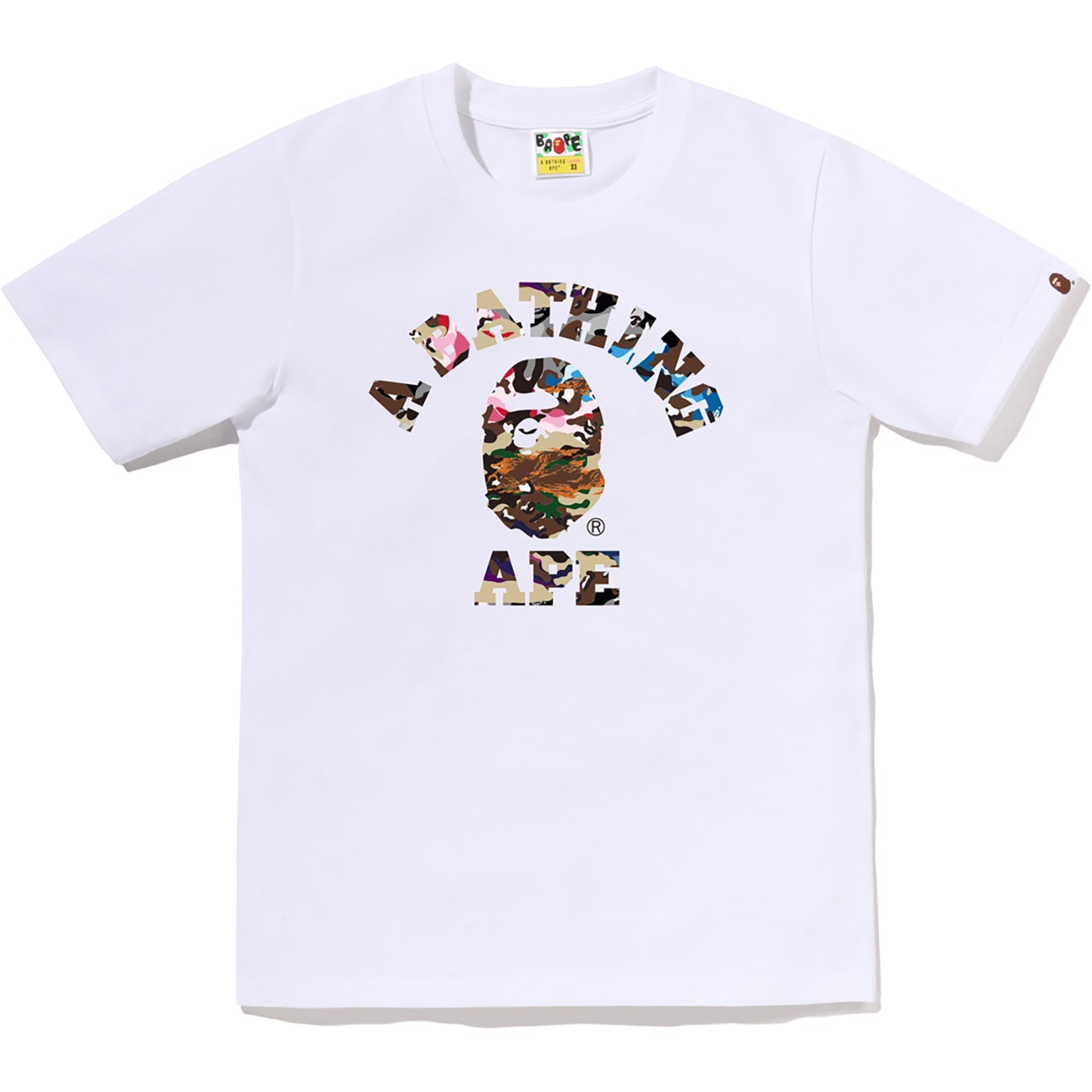 HYBRID CAMO COLLEGE TEE LADIES