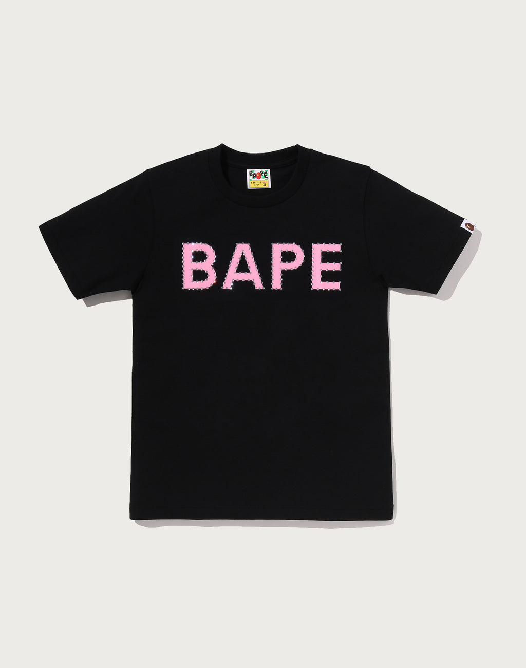 CRYSTAL STONE BAPE LOGO TEE LADIES