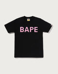 CRYSTAL STONE BAPE LOGO TEE LADIES