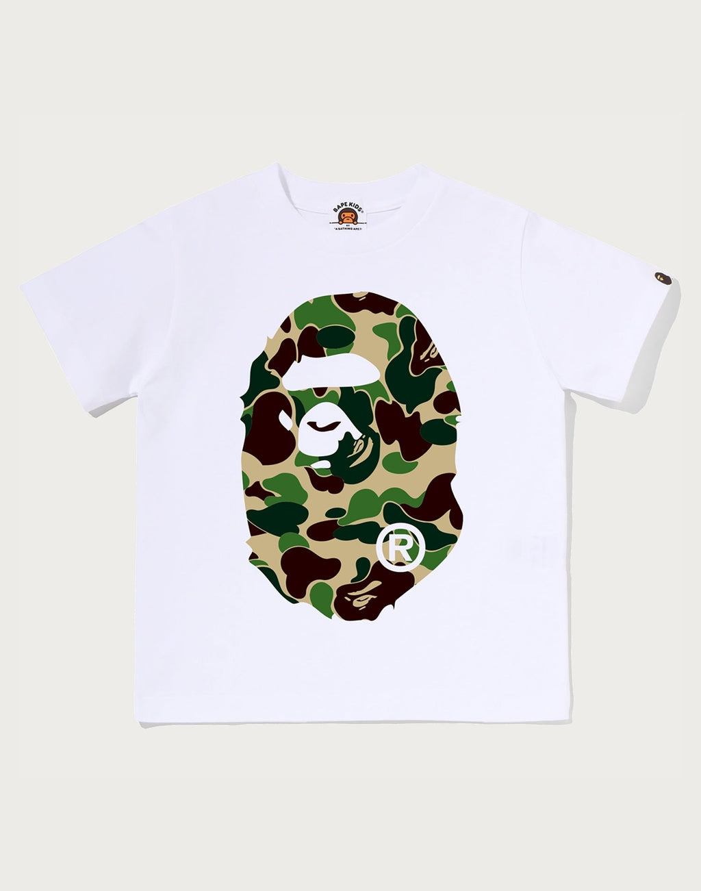 ABC CAMO BIG APE HEAD TEE KIDS