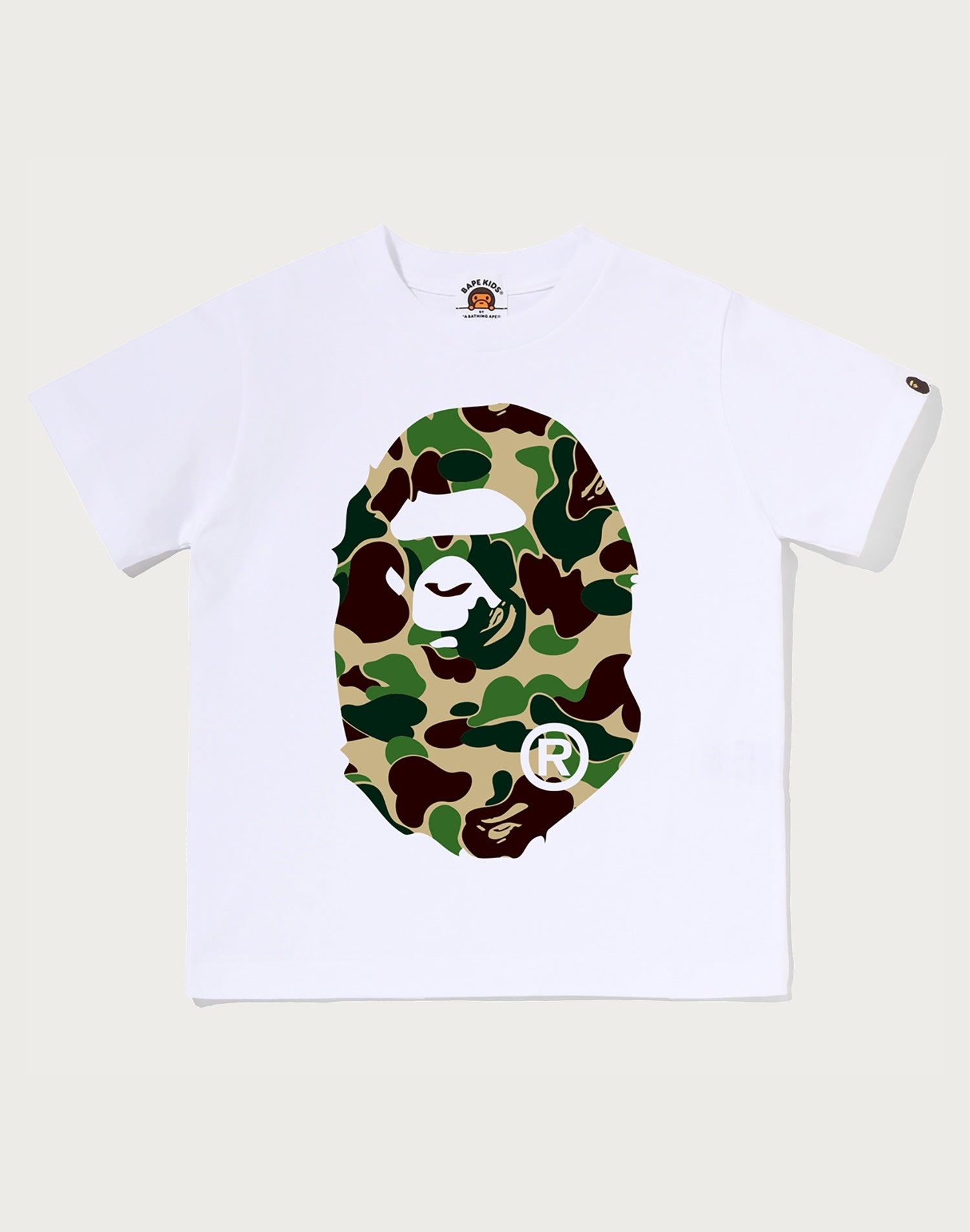 ABC CAMO BIG APE HEAD TEE KIDS