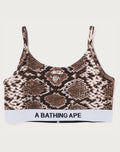 BAPE SNAKE PATTERN SPORT BRA LADIES