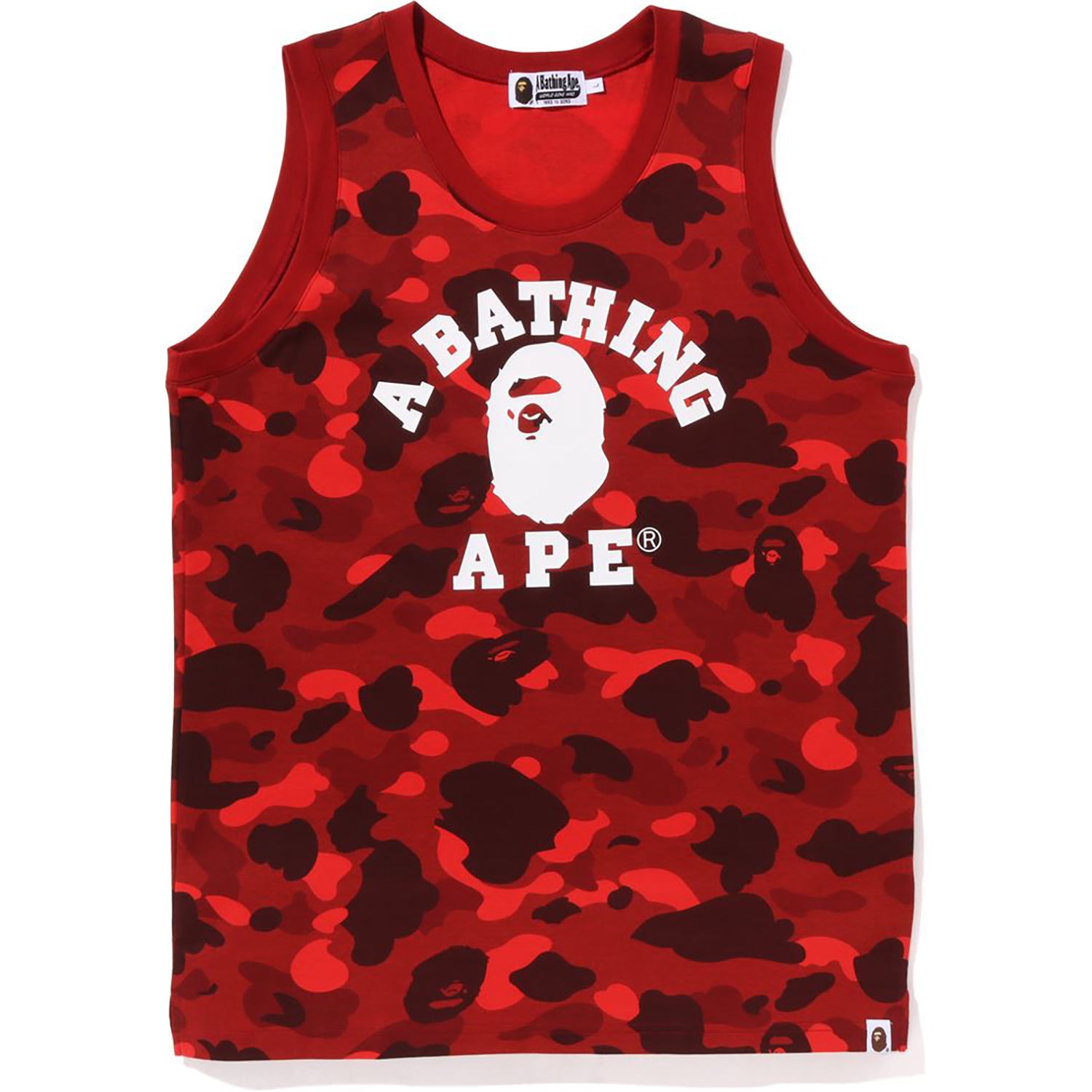 COLOR CAMO COLLEGE TANK TOP MENS – us.bape.com