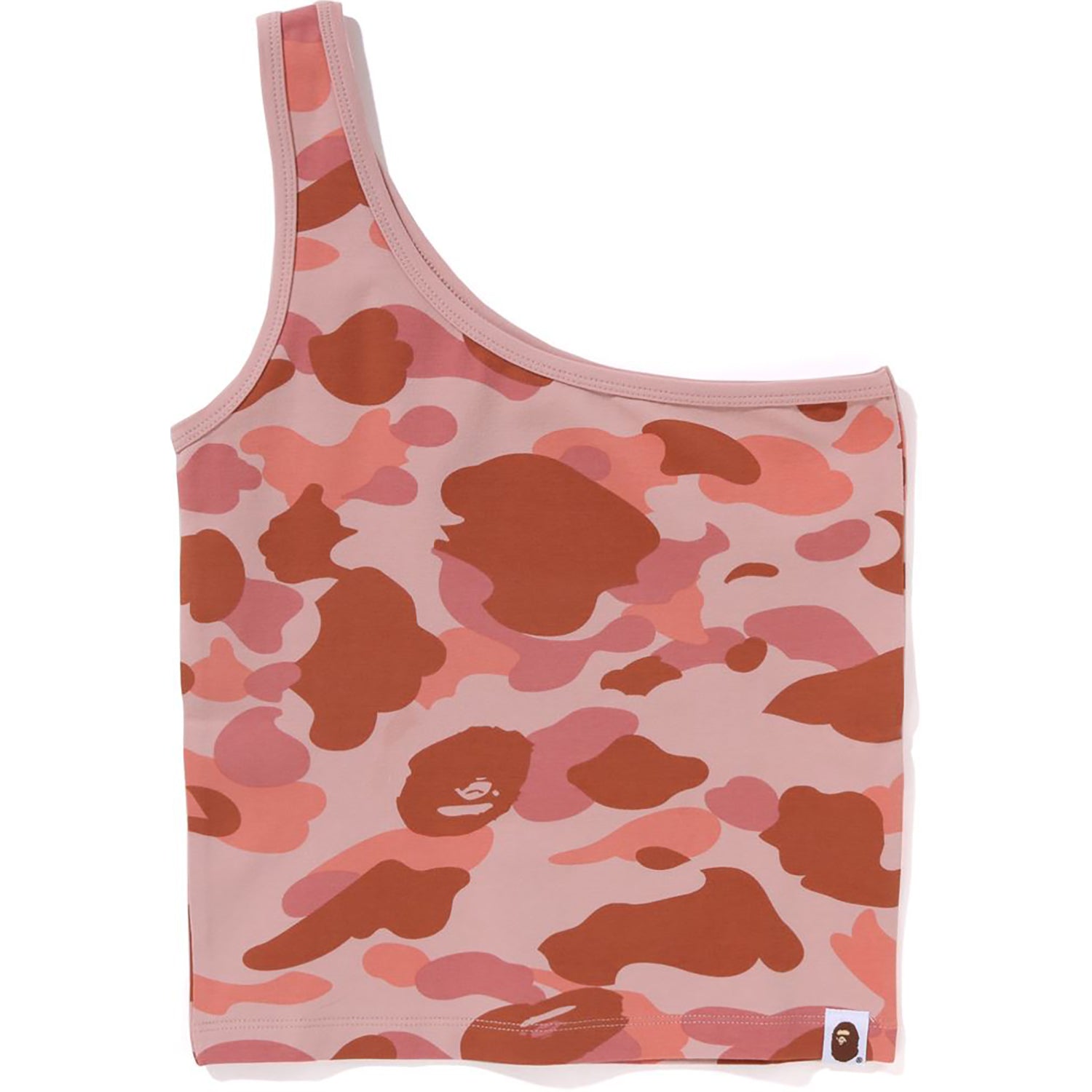 1ST CAMO ONE SHOULDER TOP LADIES