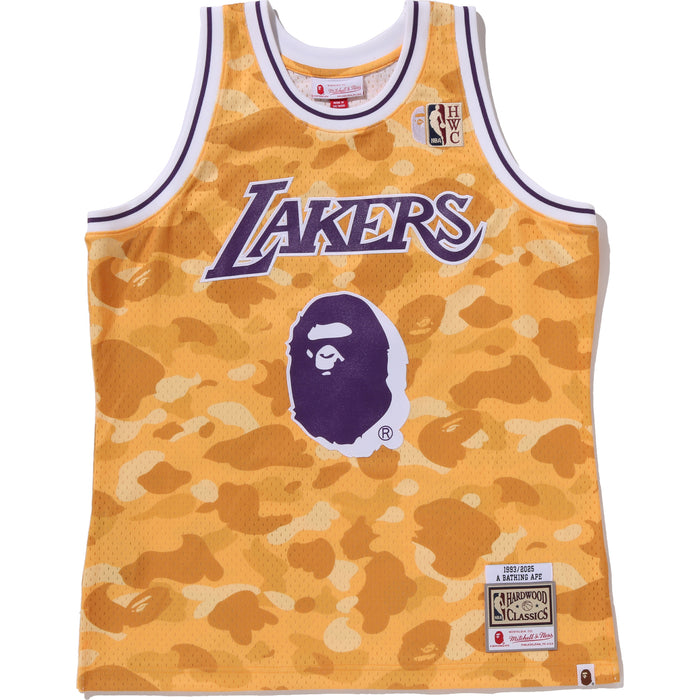 BAPE X M&N NBA - LOS ANGELES LAKERS SWINGMAN JERSEY MENS