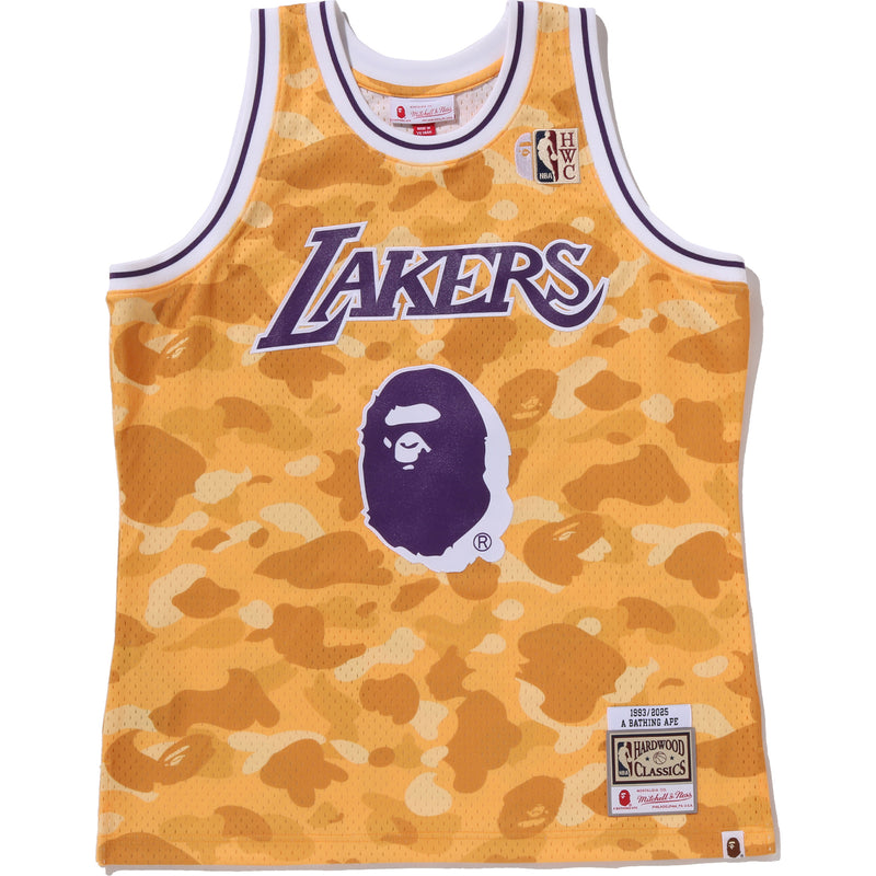 BAPE X M&N NBA - LOS ANGELES LAKERS SWINGMAN JERSEY MENS