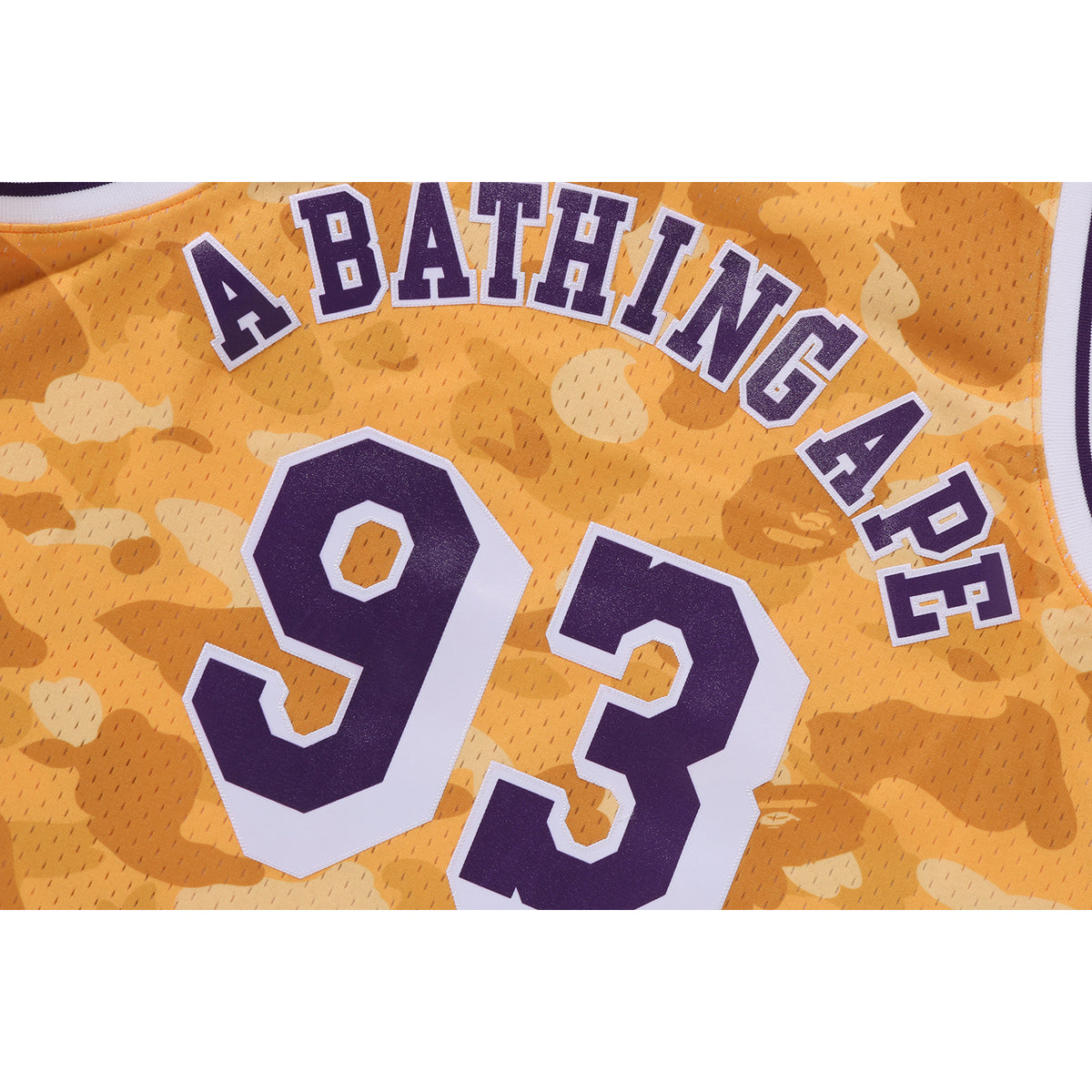 BAPE X M&N NBA - LOS ANGELES LAKERS SWINGMAN JERSEY MENS