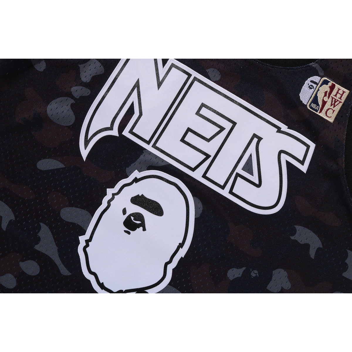 BAPE X M&N NBA - NEW JERSEY NETS SWINGMAN JERSEY MENS
