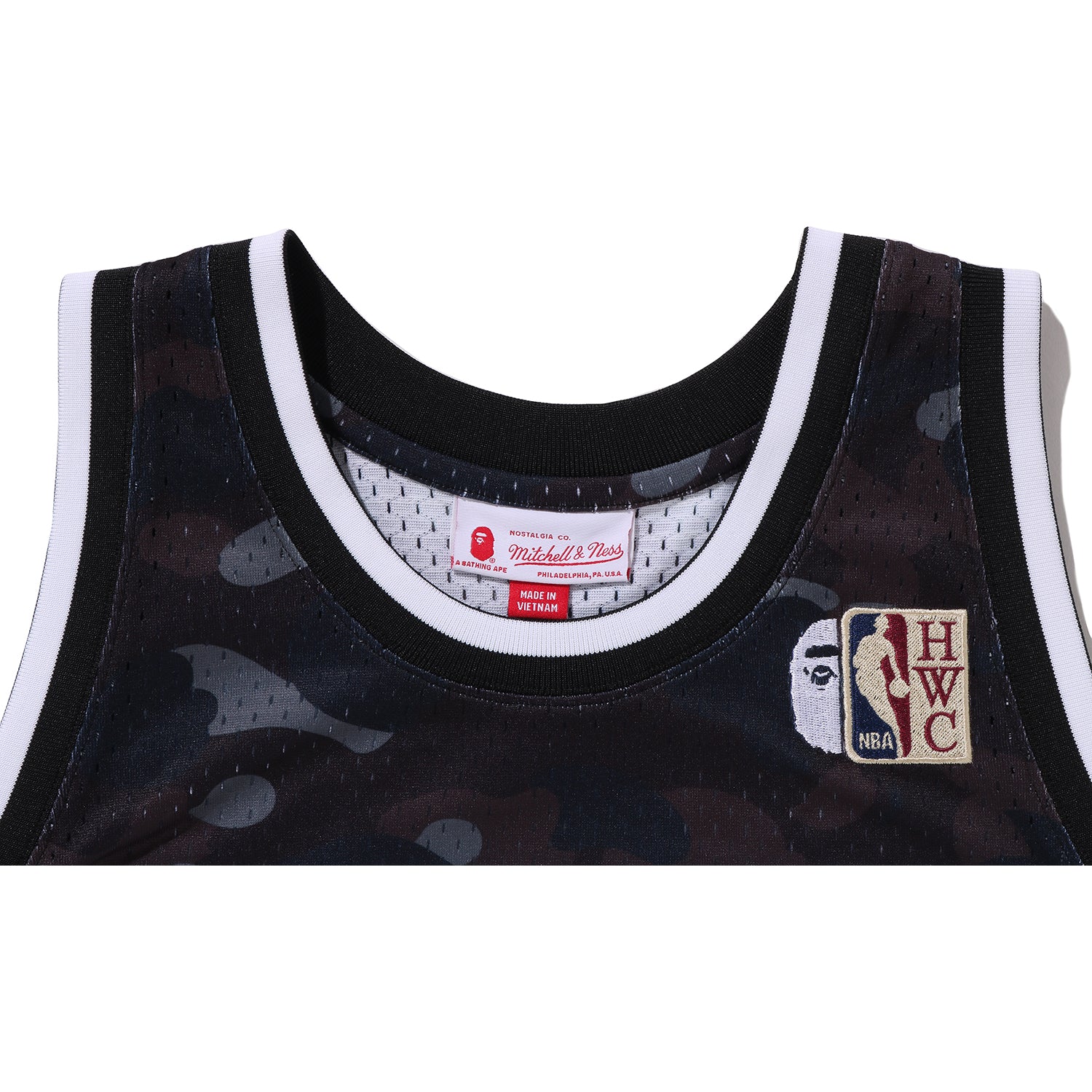 BAPE X M&N NBA - NEW JERSEY NETS SWINGMAN JERSEY MENS – us.bape.com