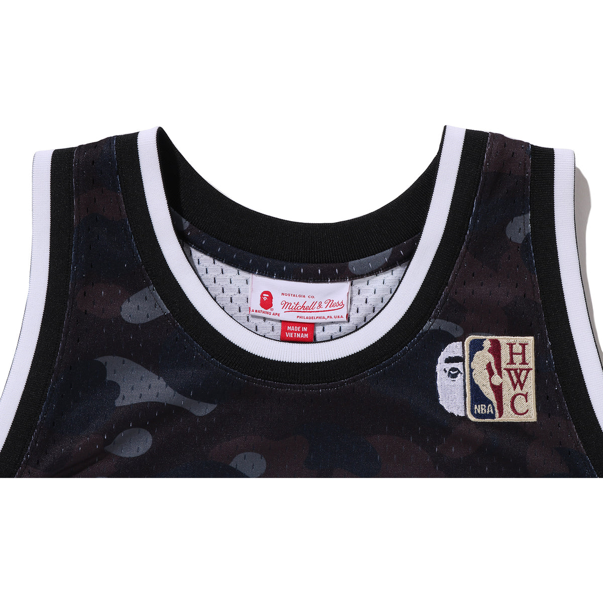 BAPE X M&N NBA - NEW JERSEY NETS SWINGMAN JERSEY MENS
