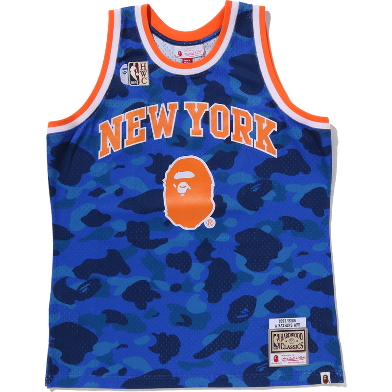BAPE X M&N NBA - NEW YORK KNICKS SWINGMAN JERSEY MENS