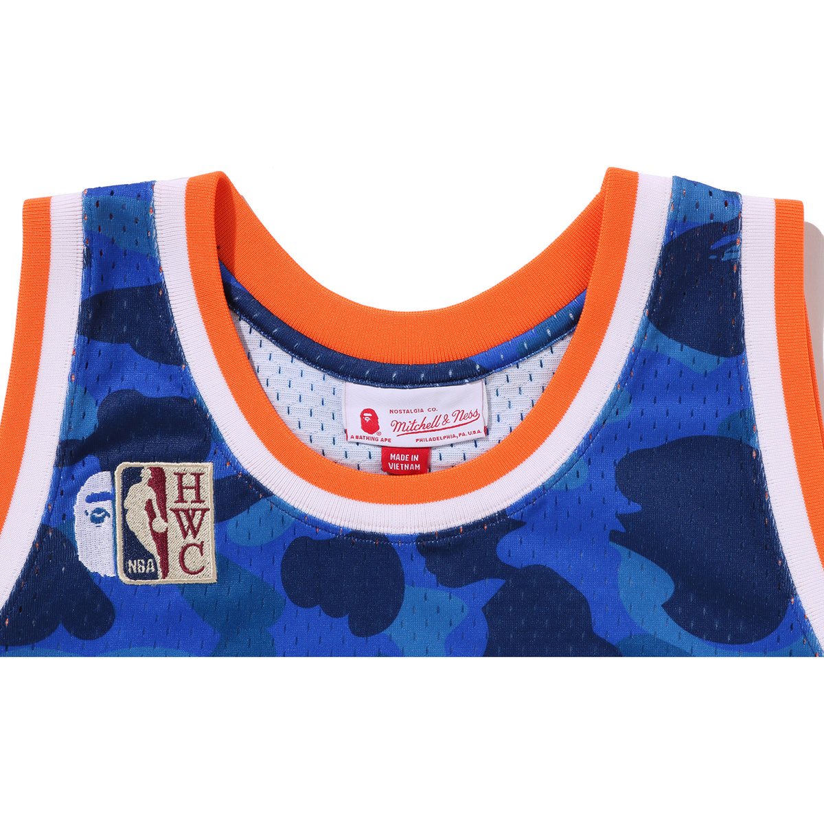 BAPE X M&N NBA - NEW YORK KNICKS SWINGMAN JERSEY MENS