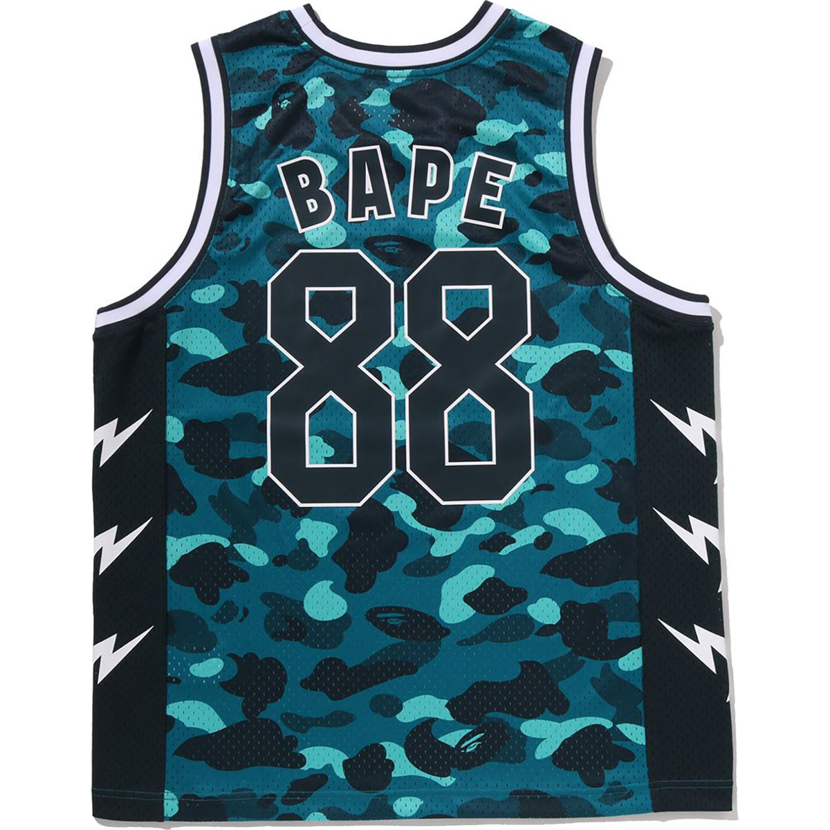 COLOR CAMO MESH MULTI LOGO RELAXED FIT TANK TOP MENS