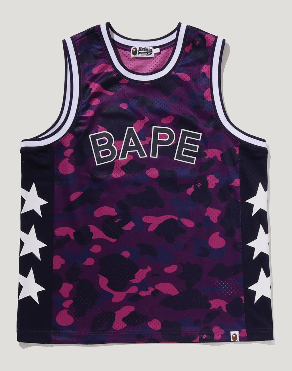 COLOR CAMO MESH MULTI LOGO RELAXED FIT TANK TOP MENS
