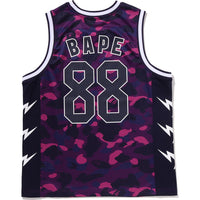 COLOR CAMO MESH MULTI LOGO RELAXED FIT TANK TOP MENS