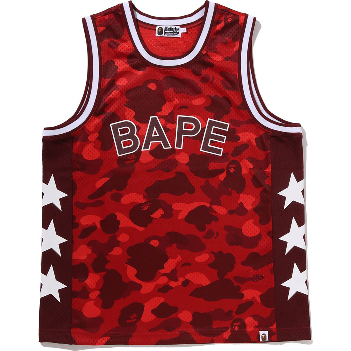 COLOR CAMO MESH MULTI LOGO RELAXED FIT TANK TOP MENS