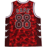 COLOR CAMO MESH MULTI LOGO RELAXED FIT TANK TOP MENS