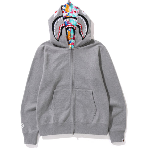 BAPE US LIMITED COLLECTION SHARK FULL ZIP DOUBLE HOODIE MENS | us