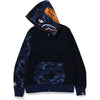 BAPE Color Camo PONR Shark Full Zip Hoodie Purple Men's - FW19 - US