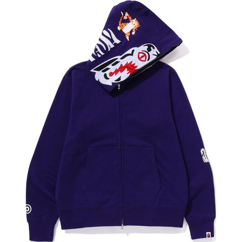 TIGER FULL ZIP HOODIE MENS us.bape