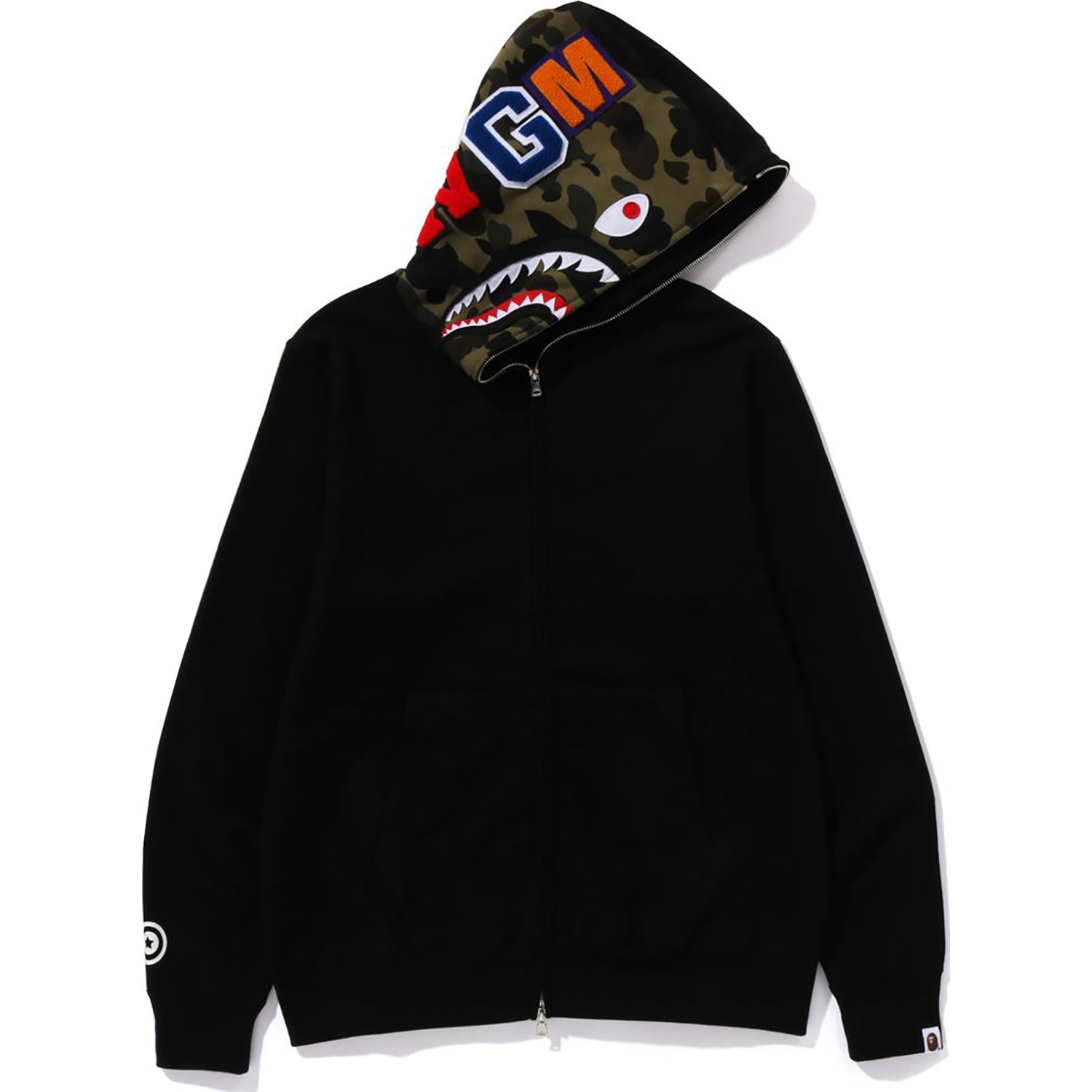 SHARK FULL ZIP HOODIE MENS – us.bape.com