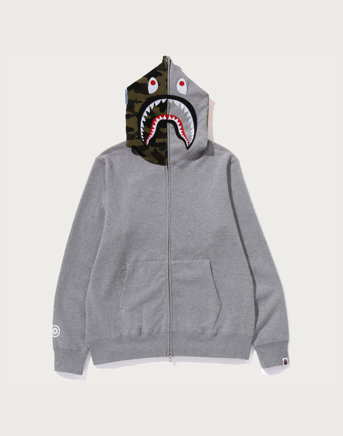 SHARK FULL ZIP HOODIE MENS