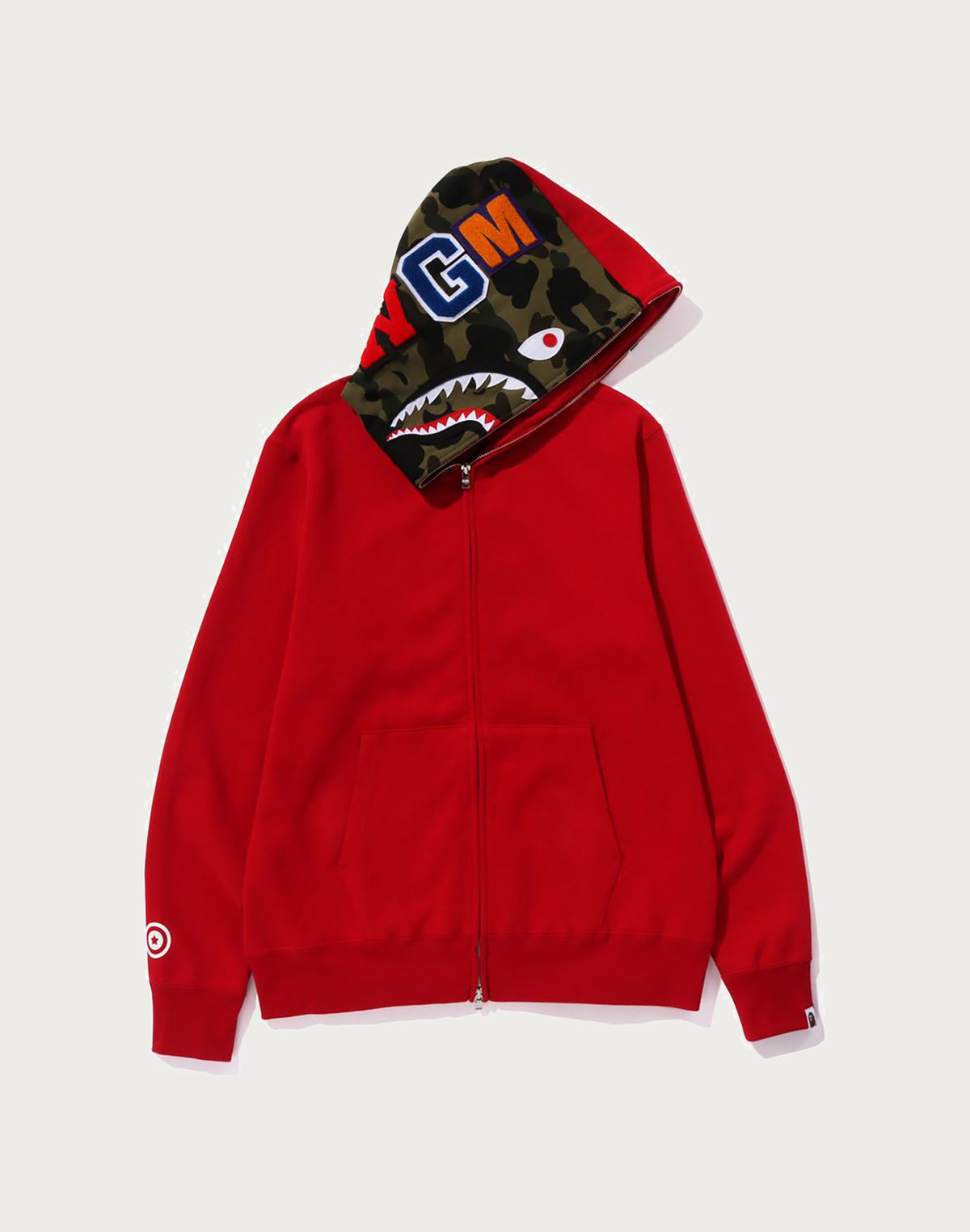 SHARK FULL ZIP HOODIE MENS