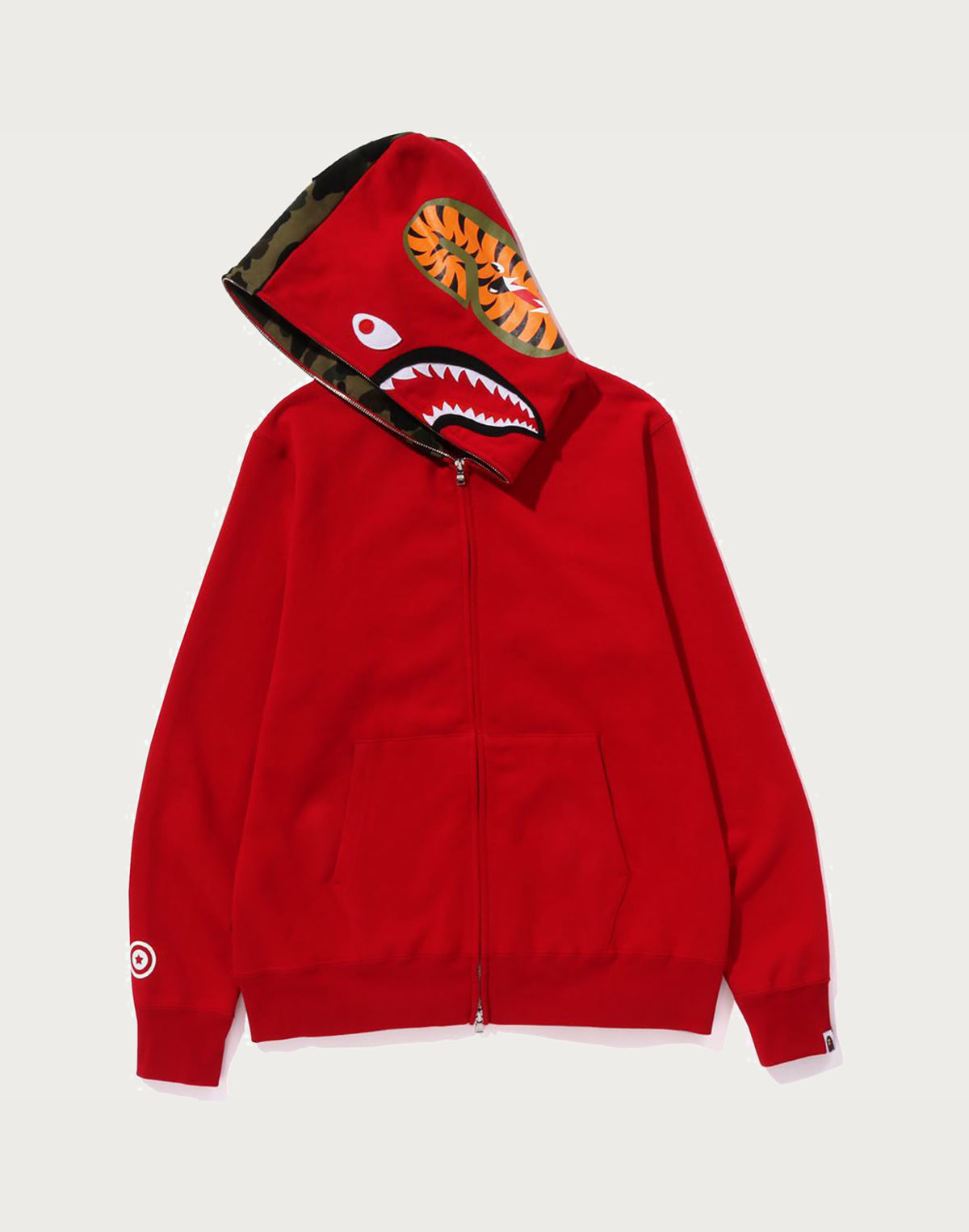 SHARK FULL ZIP HOODIE MENS