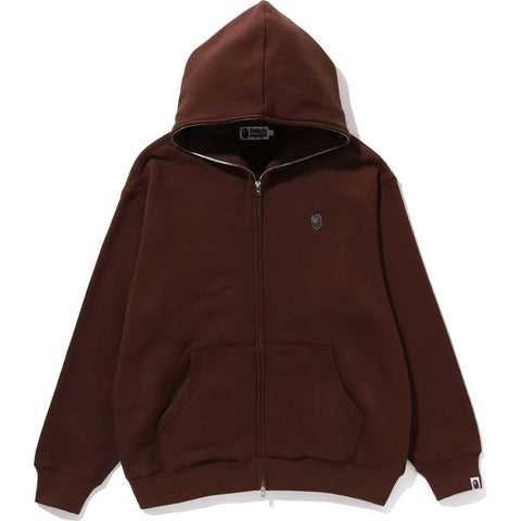 METAL ONE POINT FULL ZIP HOODIE MENS us.bape