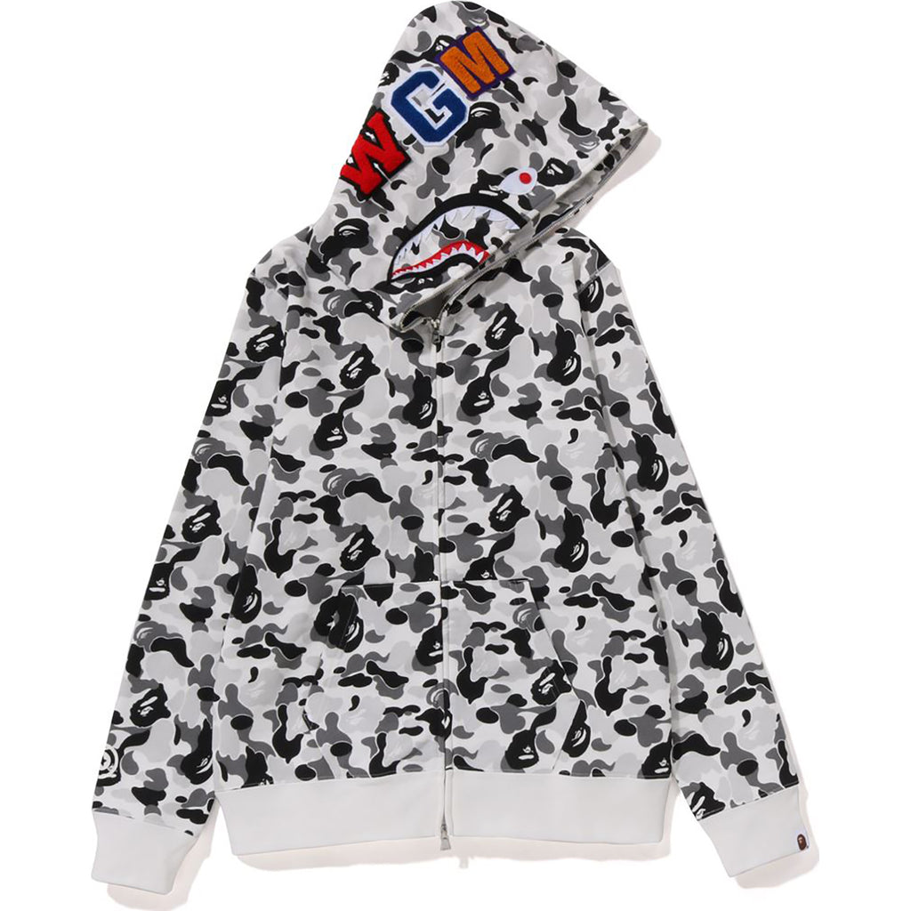 ABC CAMO SHARK FULL ZIP HOODIE LADIES | us.bape.com