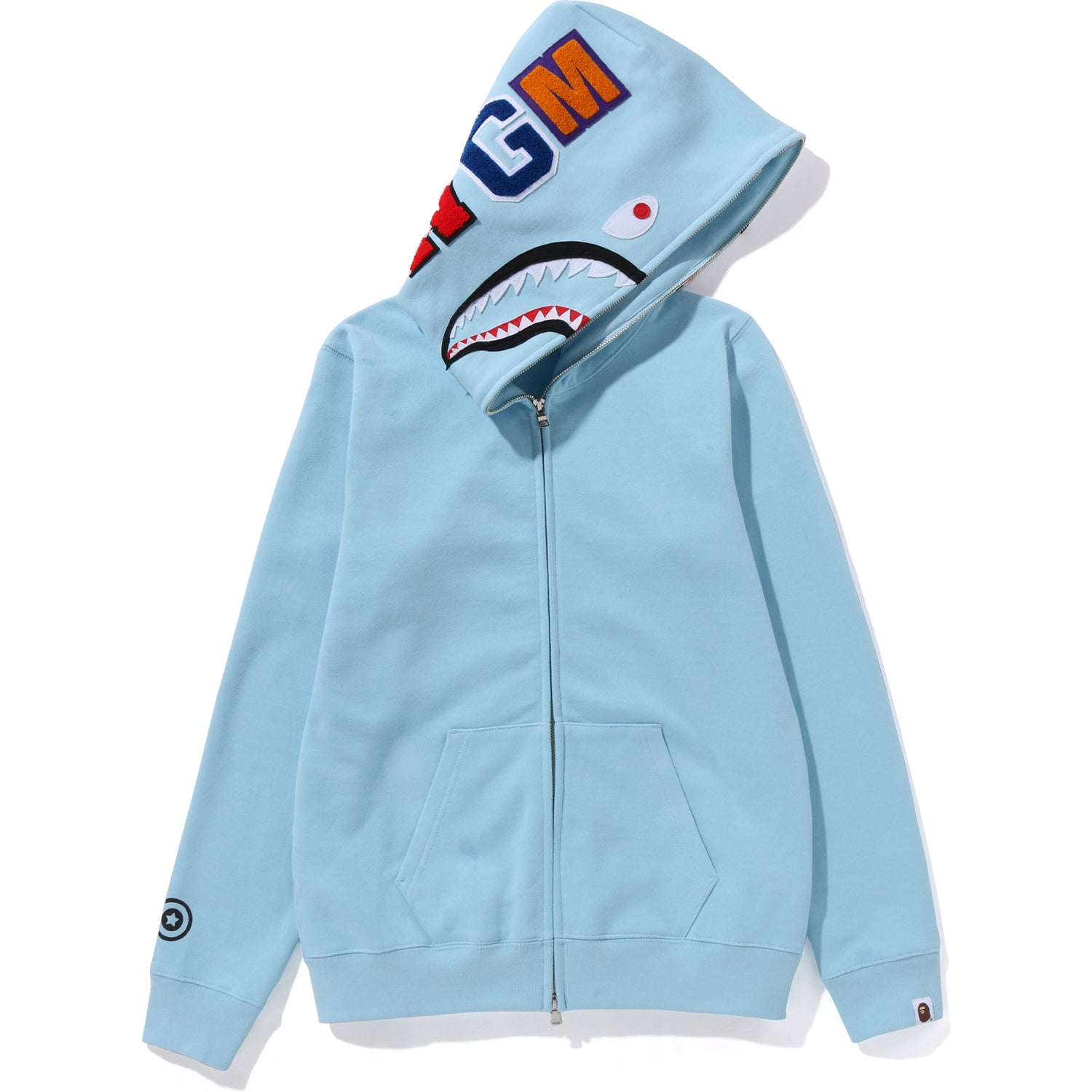 SHARK FULL ZIP HOODIE LADIES – us.bape.com