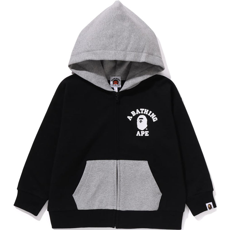 ONE POINT COLLEGE ZIP HOODIE RELAXED FIT KIDS