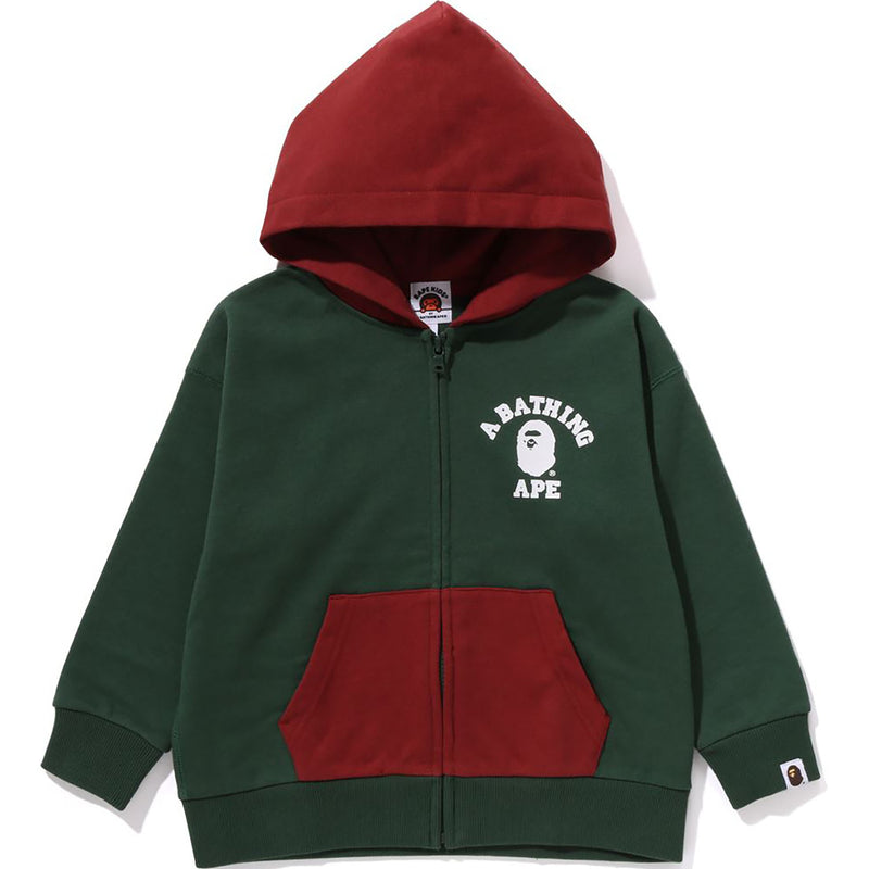 ONE POINT COLLEGE ZIP HOODIE RELAXED FIT KIDS