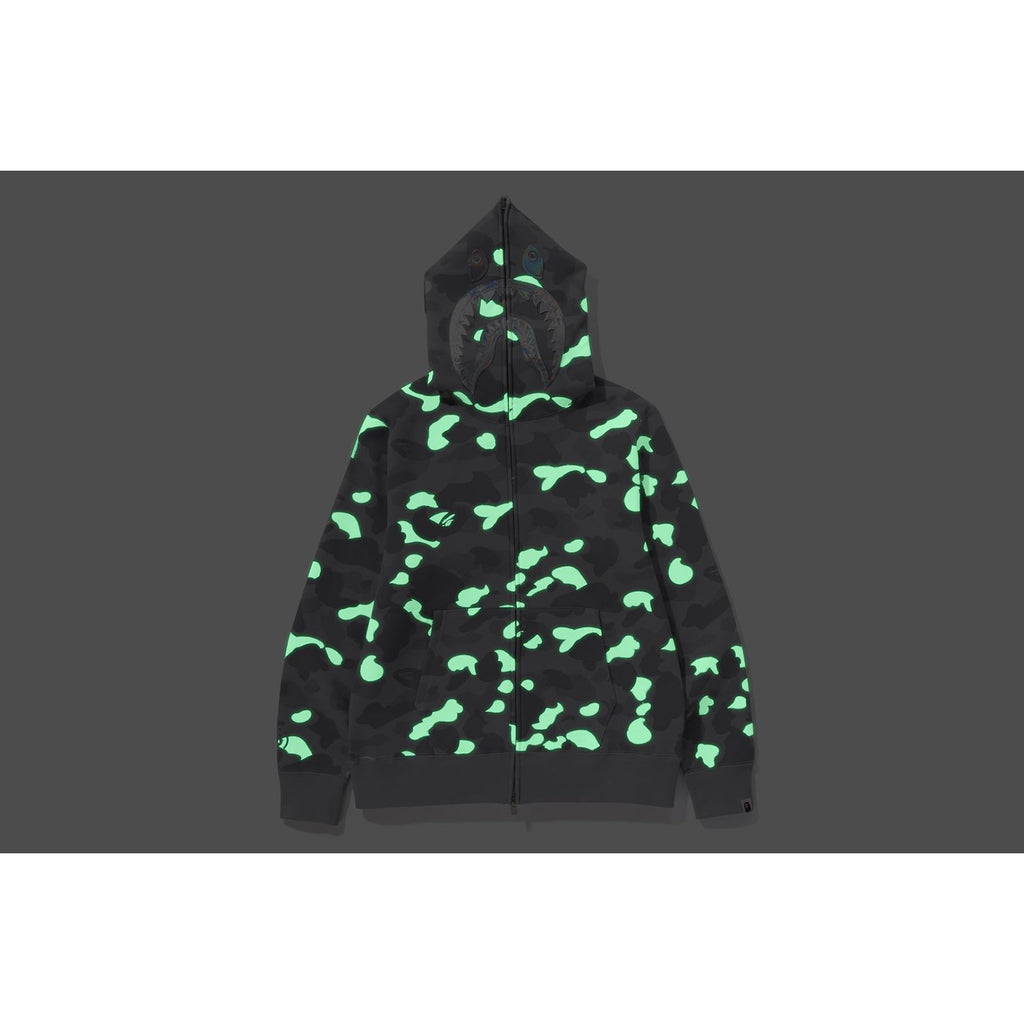 Bape city camo shark online full zip hoodie white