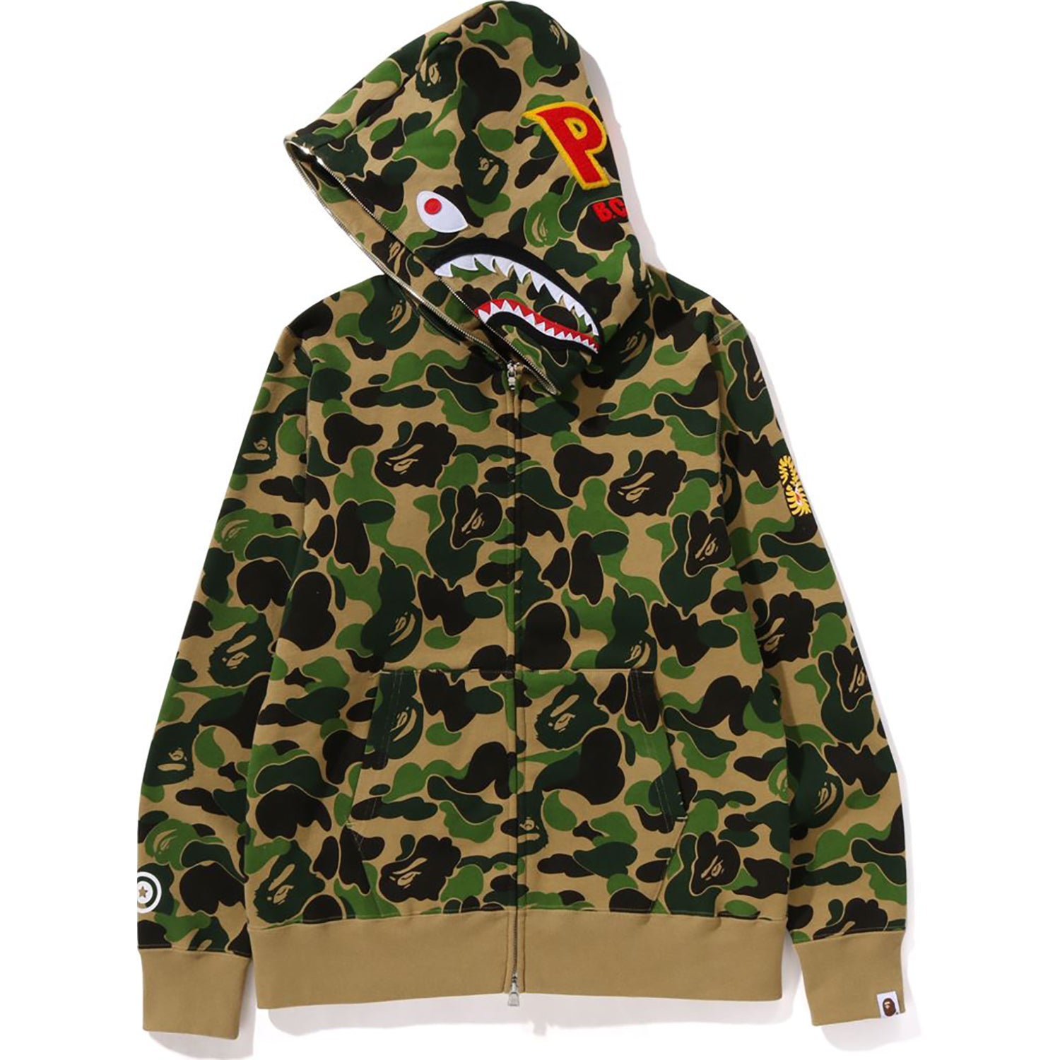 ABC CAMO SHARK FULL ZIP HOODIE MENS – us.bape.com