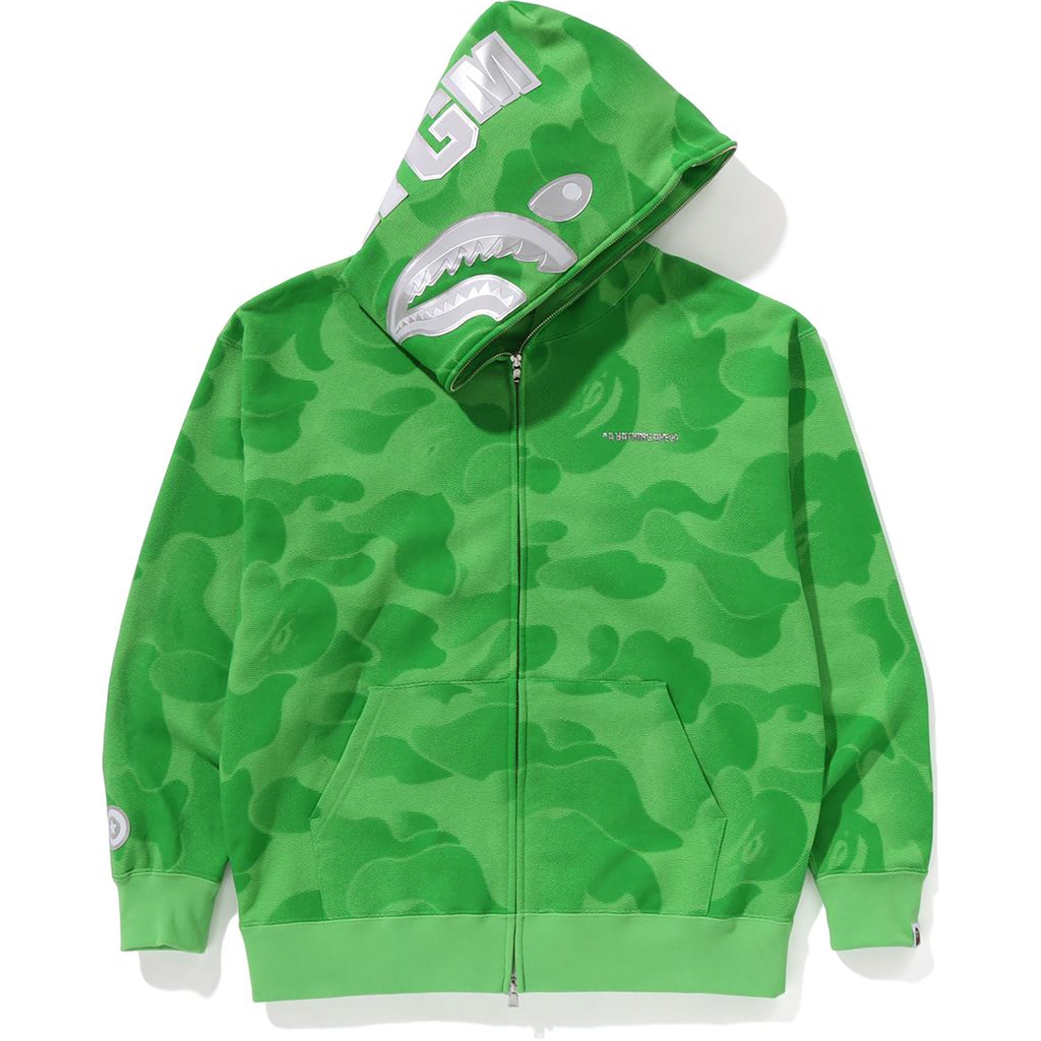 INK CAMO SHARK ZIP HOODIE MENS