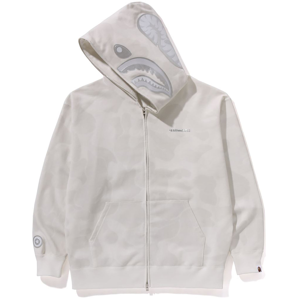 Bape White Camo Hoodie White And Grey Bape Hoodie INK CAMO SHARK