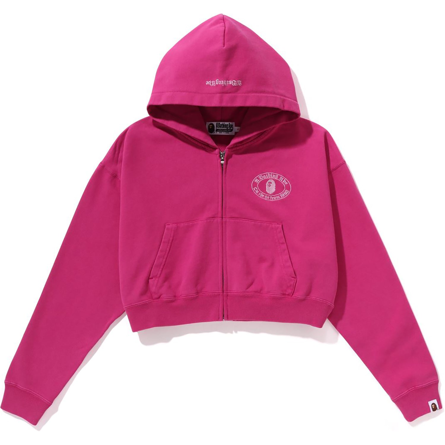 PIGMENT DYE ZIP HOODIE LADIES