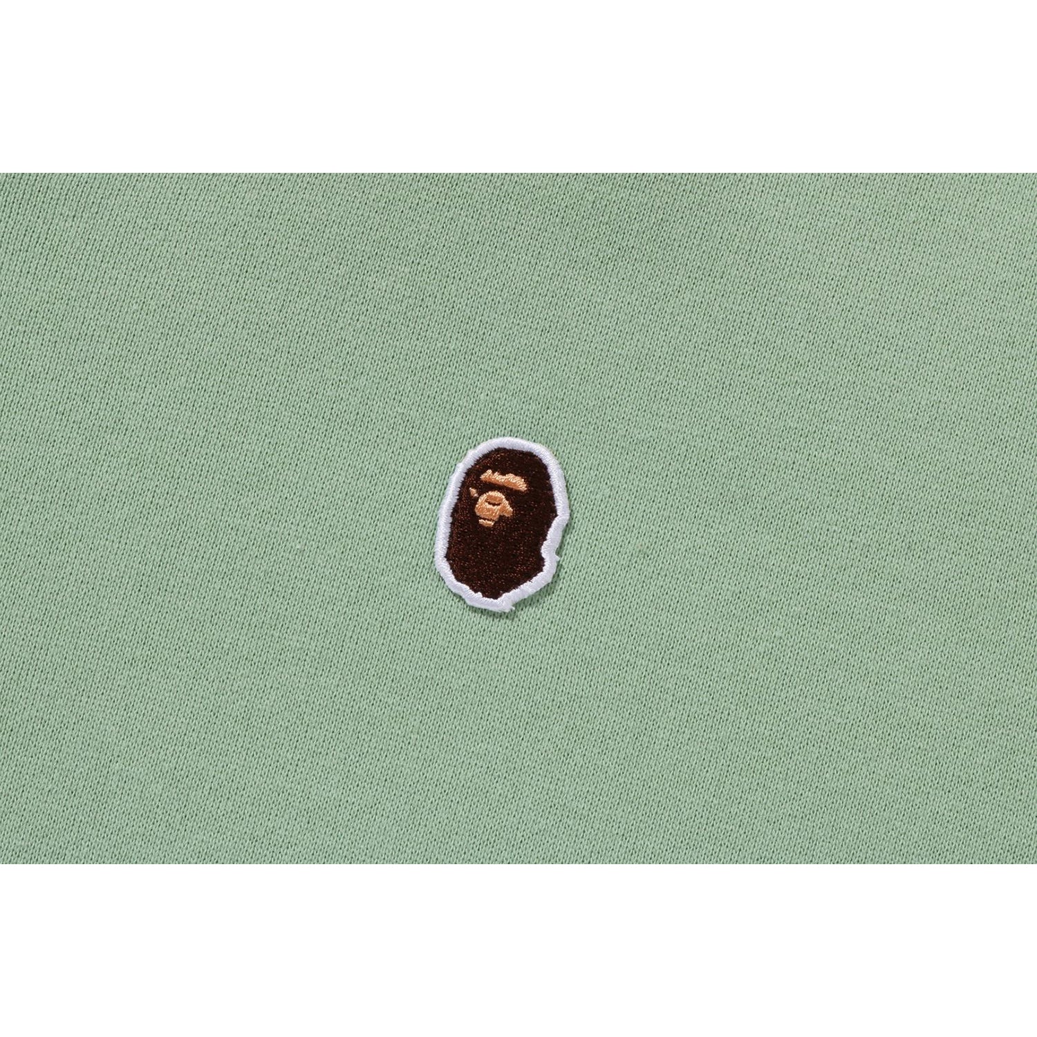 APE HEAD ONE POINT CROPPED ZIP HOODIE LADIES