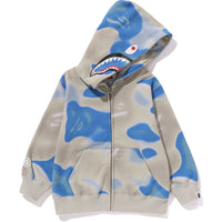 LIQUID CAMO SHARK ZIP HOODIE KIDS
