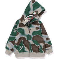 LIQUID CAMO SHARK ZIP HOODIE KIDS