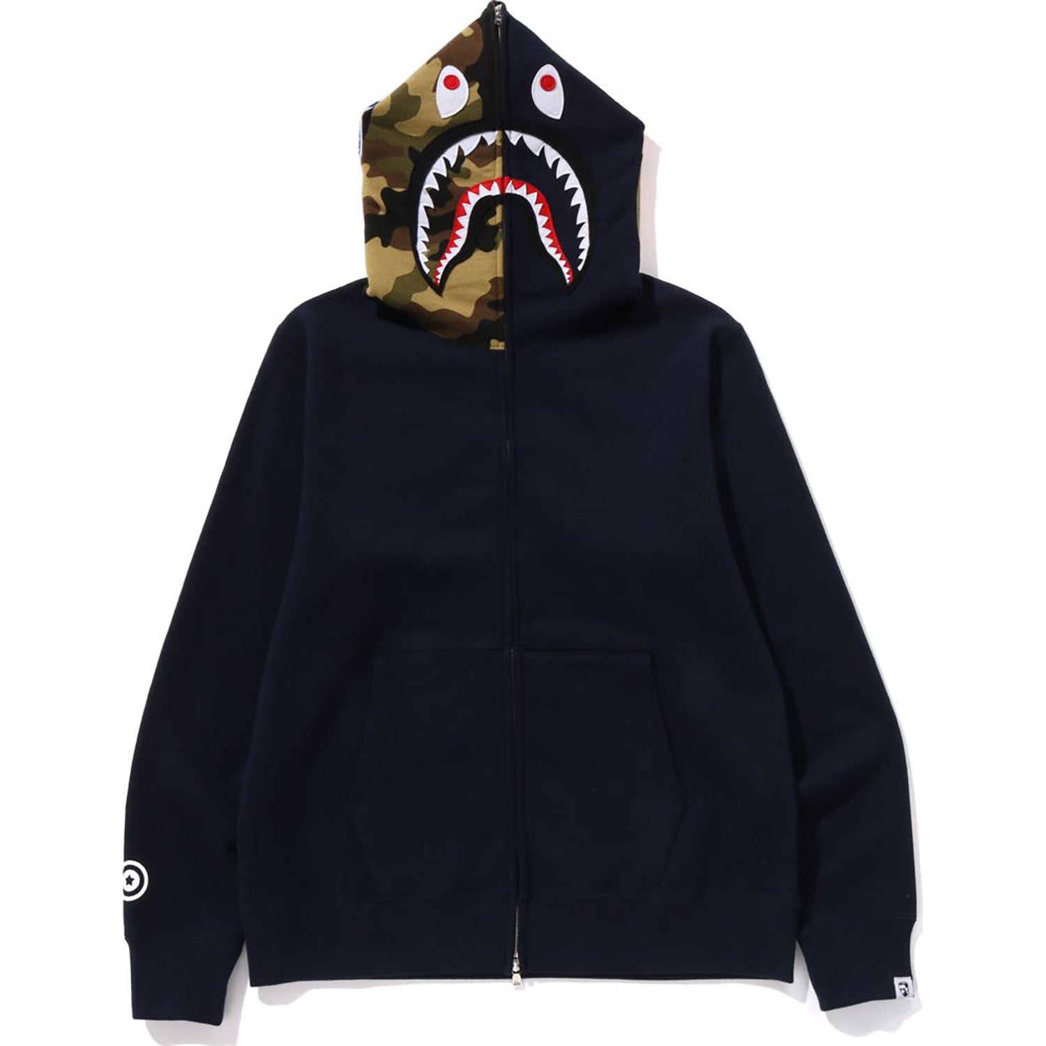 Bape shark authentic hoodie black size medium