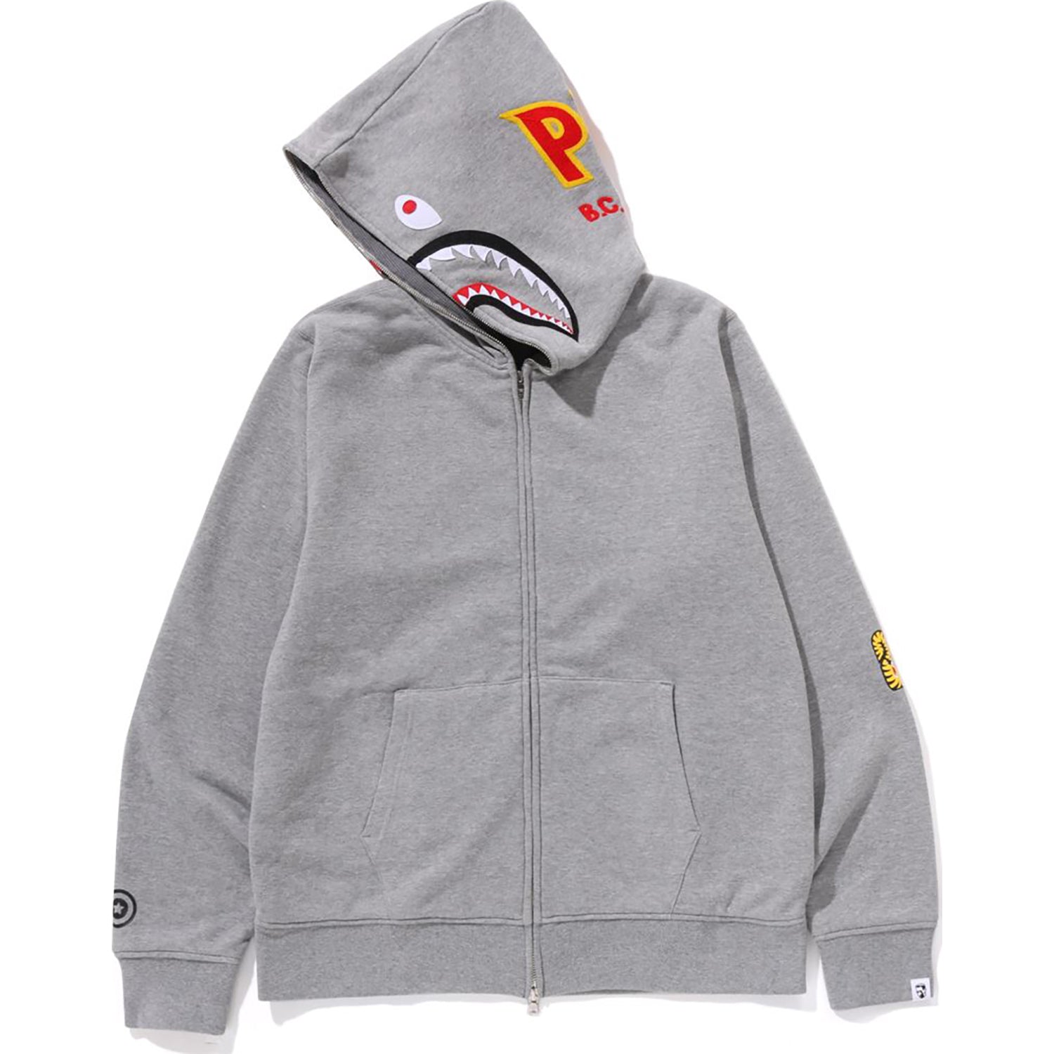 Bape grey high quality hoodie for men