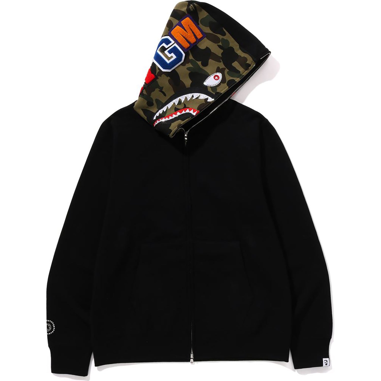 Bape ponr shark hoodie camo best sale