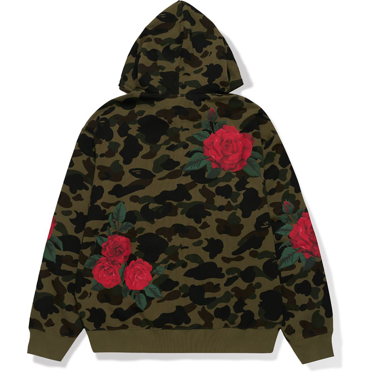 BAPE X ASSC FULL ZIP HOODIE MENS