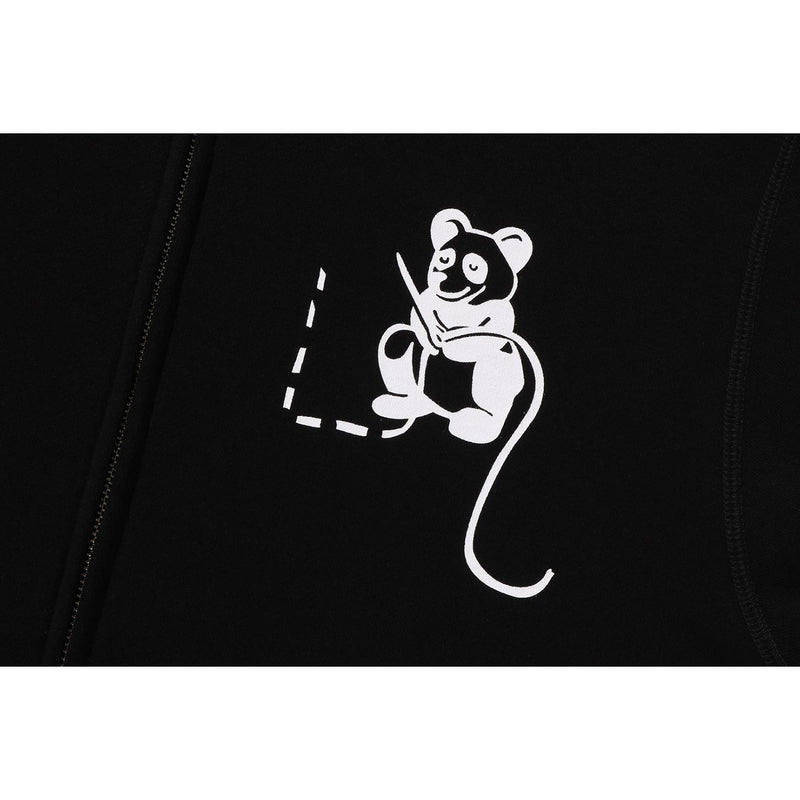 PANDA FULL ZIP HOODIE MENS