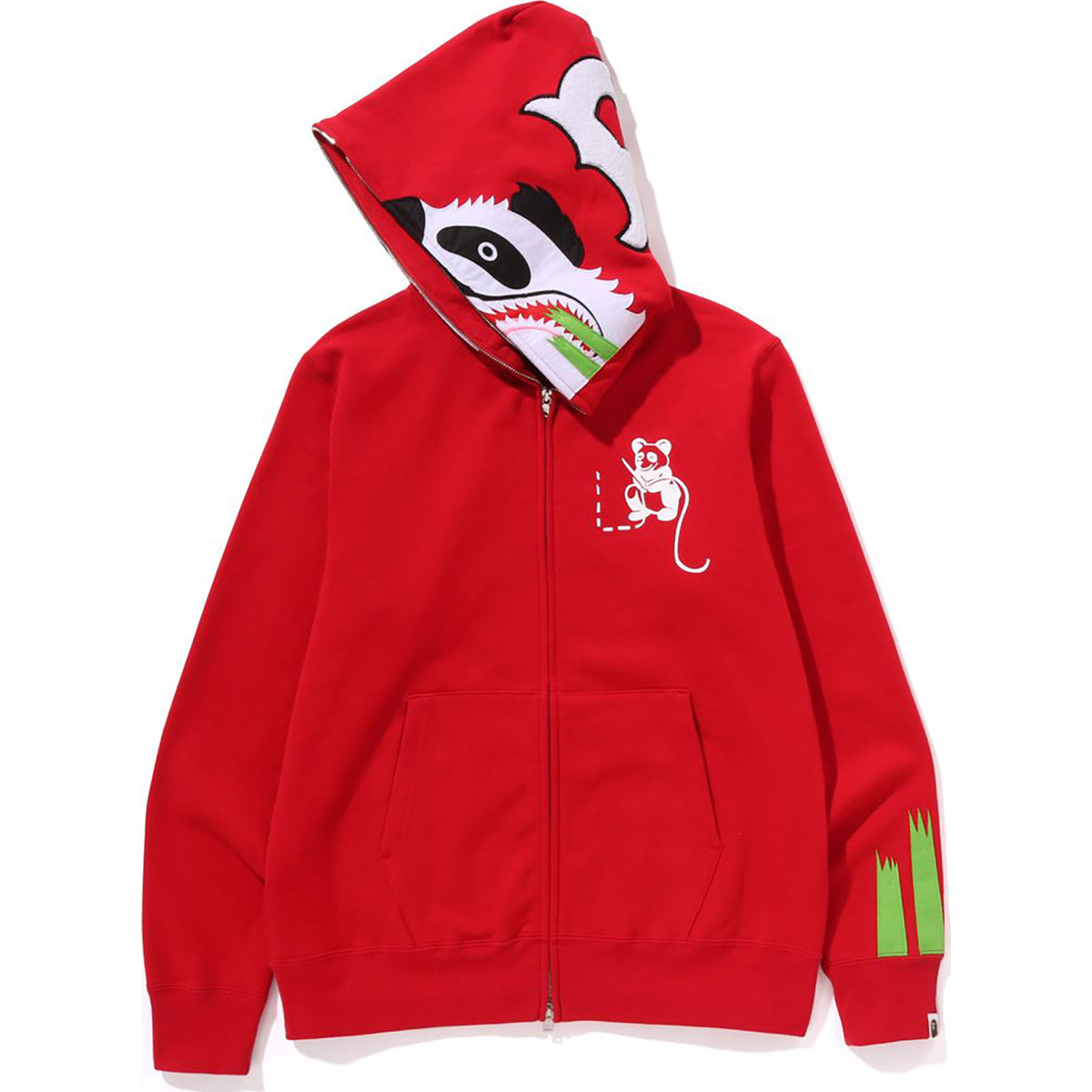 PANDA FULL ZIP HOODIE MENS