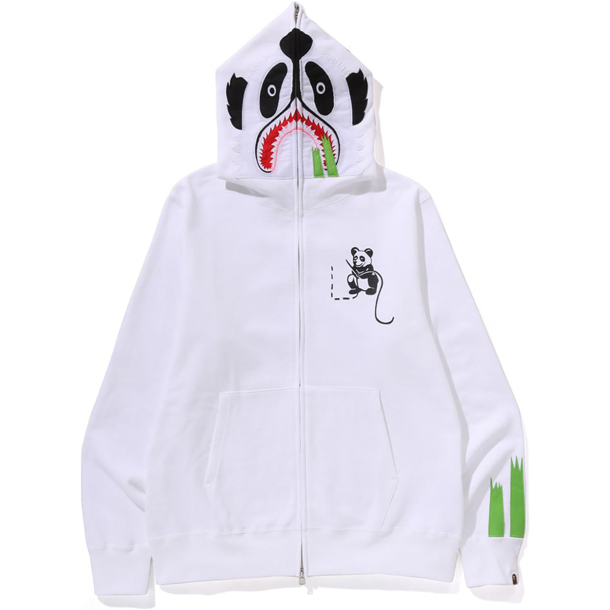 PANDA FULL ZIP HOODIE MENS