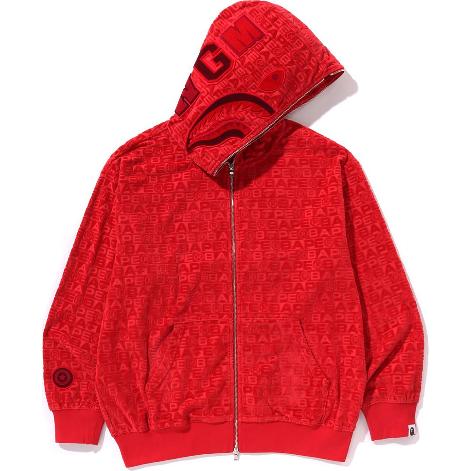 Bape red hoodies for men offers